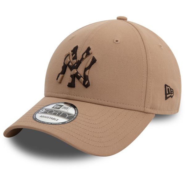 New Era 9Forty Strapback Cap - INFILL New York Yankees beige