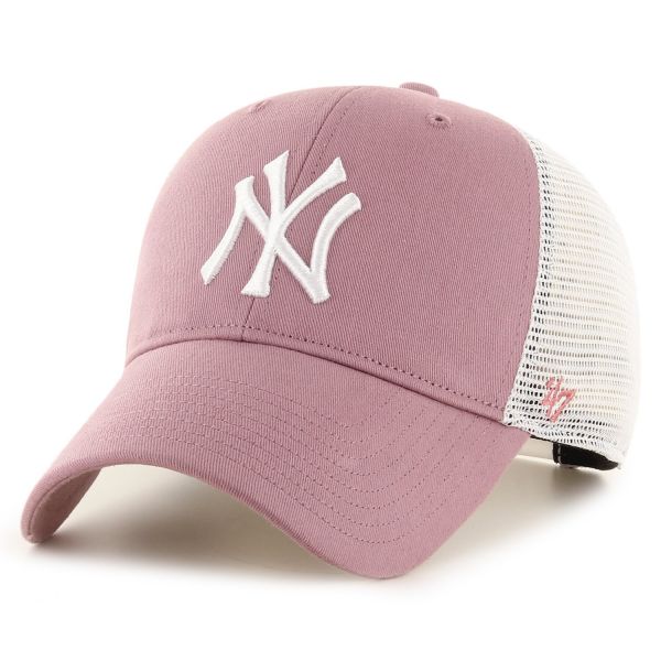 47 Brand Trucker Cap - FLAGSHIP New York Yankees mauve