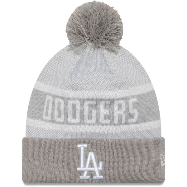 New Era Wintermütze Beanie - Los Angeles Dodgers grau