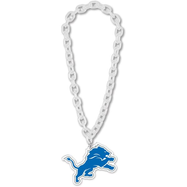 NFL Detroit Lions 3D XXL Fanchain Kette