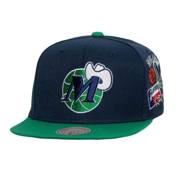 Mitchell & Ness Snapback Cap - SIDEPATCHES Dallas Mavericks