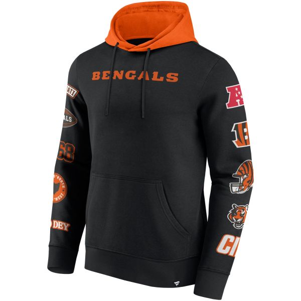 Cincinnati Bengals NFL Sleeve Prints Hoody