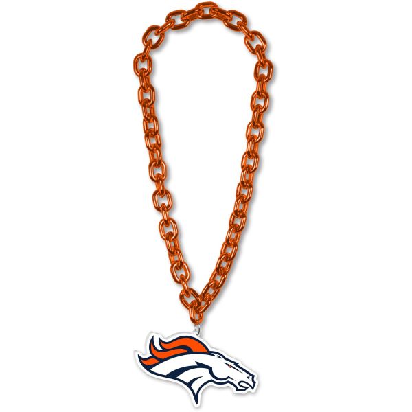 NFL Denver Broncos 3D XXL Fanchain Kette