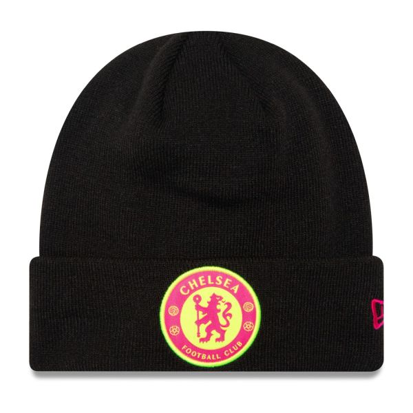 New Era Winter Cuff Beanie - FC Chelsea Lion Crest black