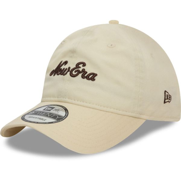 New Era 9Twenty Casual Cap - MIDI Brand Script beige