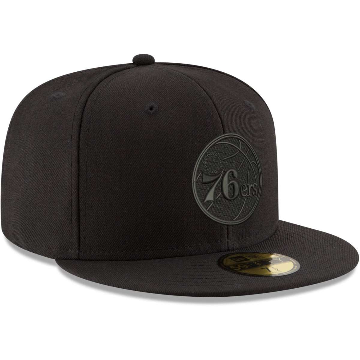 New Era 59Fifty Cap - NBA BLACK Philadelphia 76ers | Fitted | Caps ...