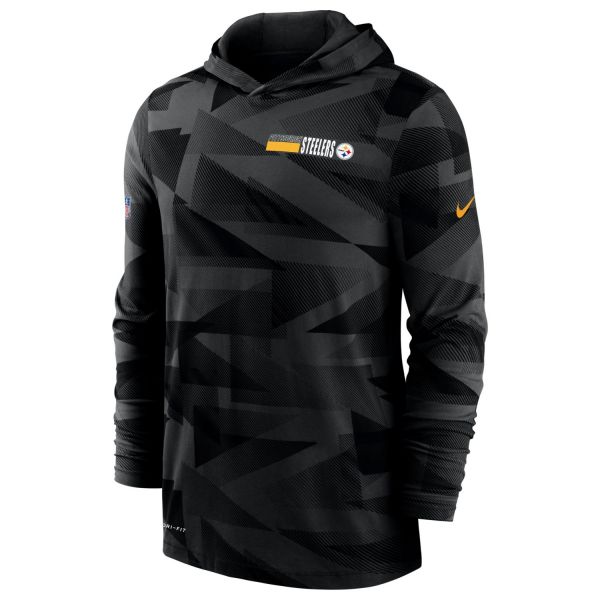 Nike Pittsburgh Steelers Sideline Men's Nike Dri-FIT NFL Long-Sleeve Hooded  Top. Nike.com