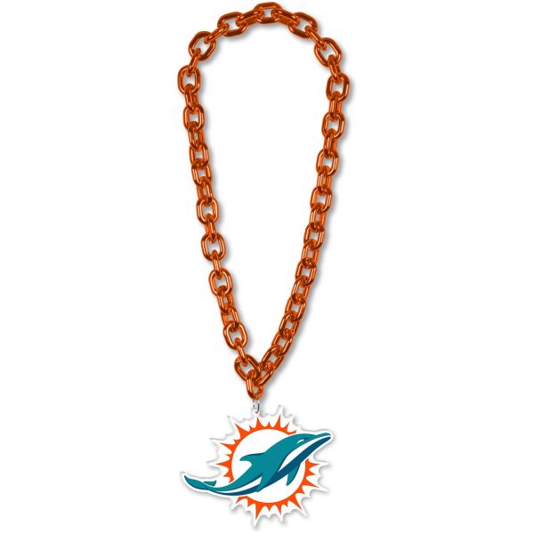 NFL Miami Dolphins 3D XXL Fanchain Collier