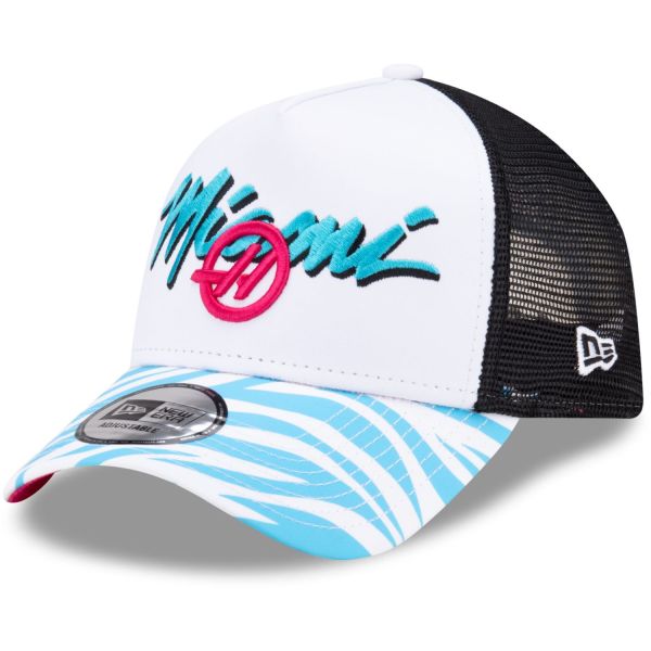 New Era A-Frame Snapback Trucker Cap - MIAMI F1 HAAS