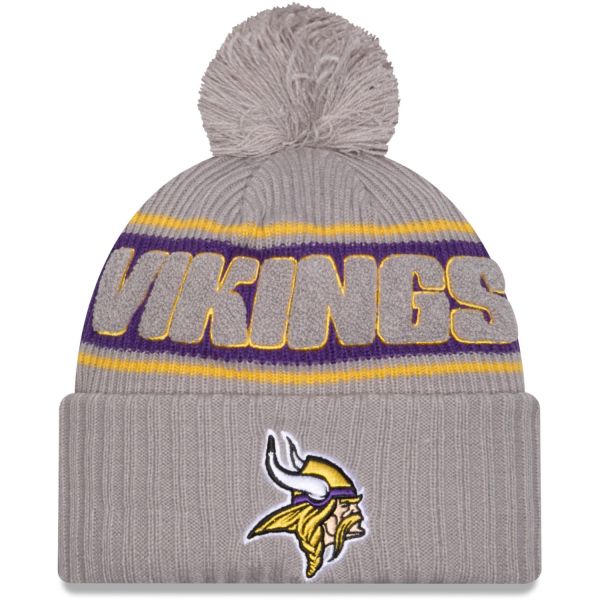 New Era NFL SIDELINE Knit Beanie - Minnesota Vikings grey