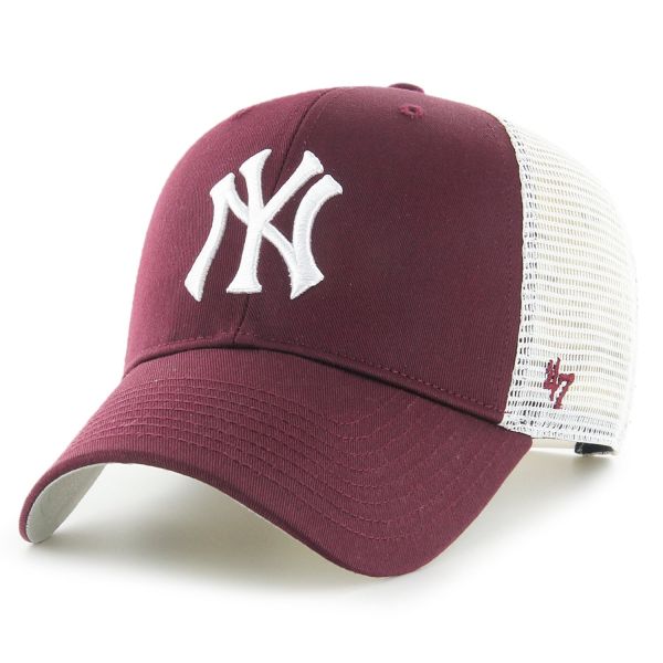 47 Brand Snapback Cap - BRANSON New York Yankees maroon