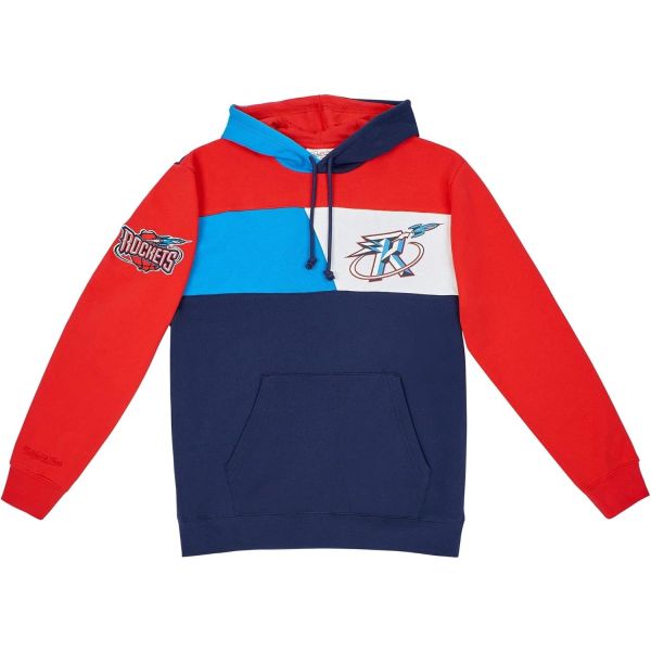 Mitchell & Ness BLOCK Fleece Hoody - NBA Houston Rockets