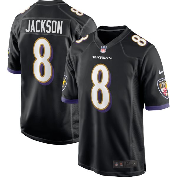 Nike GAME Jersey Baltimore Ravens #8 Lamar Jackson