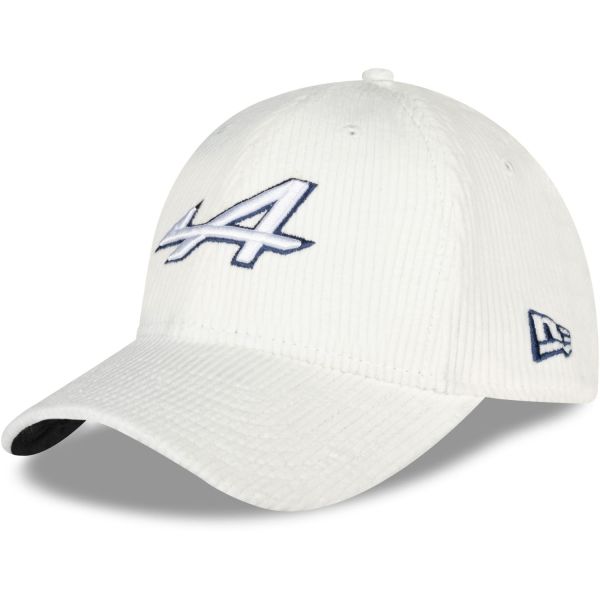 New Era 9Forty Strapback Cord Cap - F1 BWT Alpine A290 white