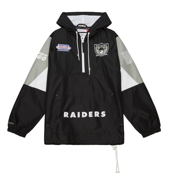 M&N Windbreaker Anorak Veste - ORIGINS Oakland Raiders