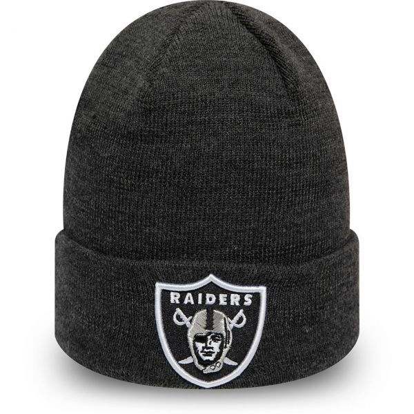 New Era Knit Bonnet d'hiver Beanie - HEATHER Oakland Raiders