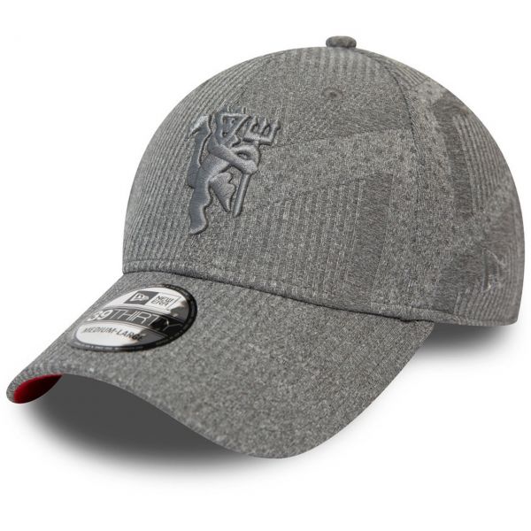 New Era 39Thirty Stretch Cap - JERSEY Manchester United grey