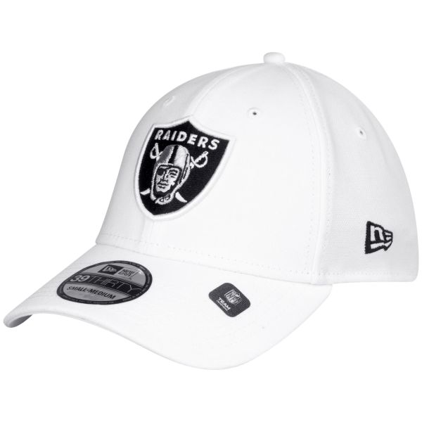 New Era 39Thirty Stretch Cap - NFL Las Vegas Raiders blanc