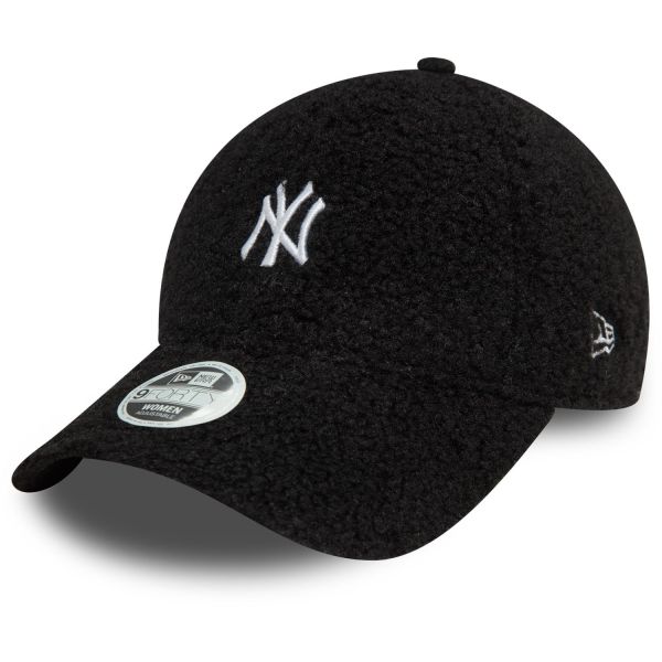 New Era 9Forty Damen Sherpa Cap - BORG NY Yankees schwarz