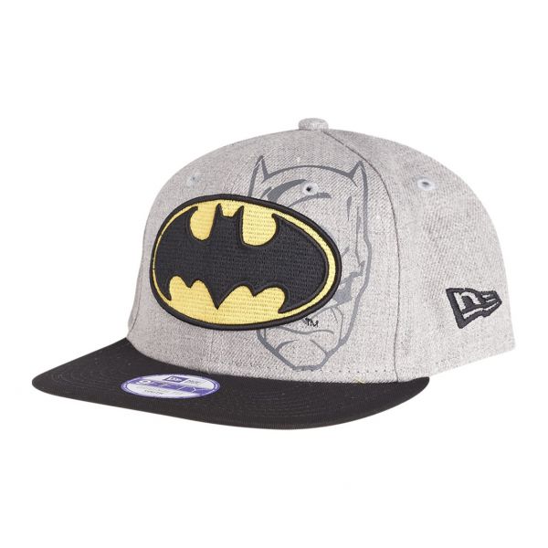 New Era Snapback KIDS Cap - SHADOW Marvel Batman gris