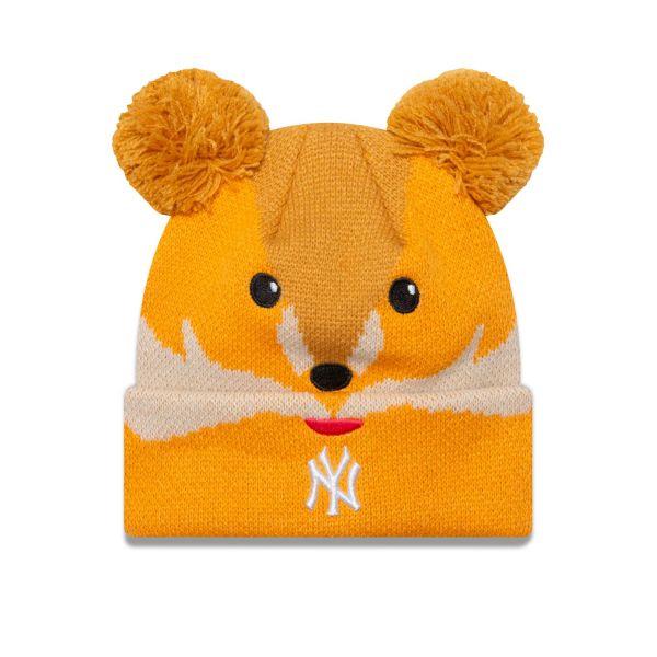 New Era Enfants Bonner d'hiver BOBBLE Beanie - ANIMAL POM