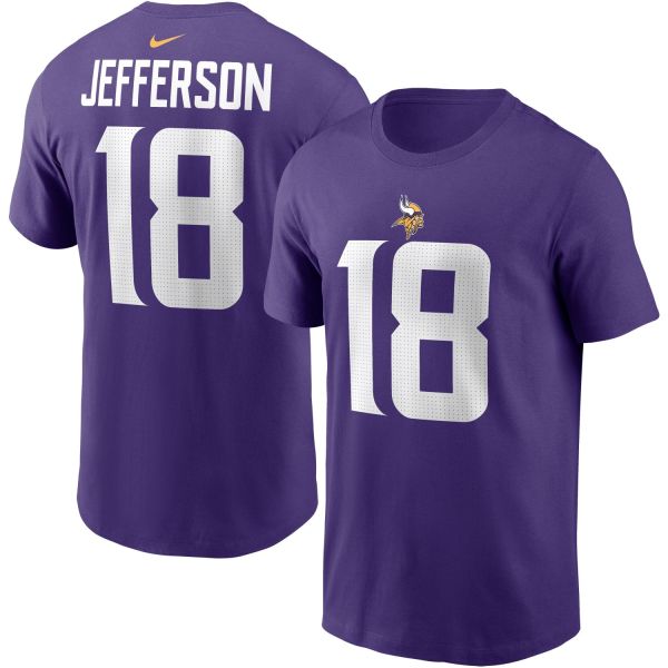 Nike Player Shirt Minnesota Vikings #18 Justin Jefferson