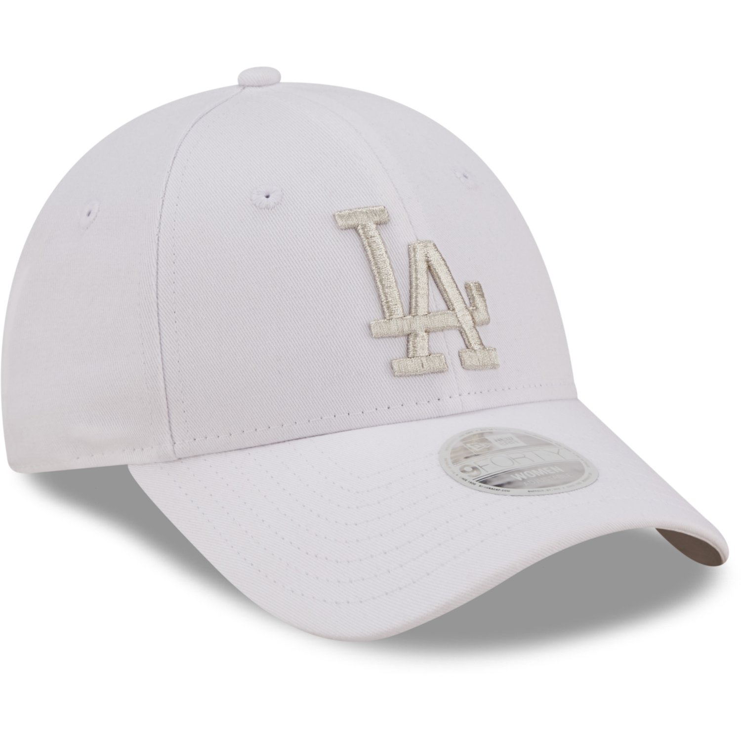 New Era 9Forty Womens LA Dodgers Satin White 