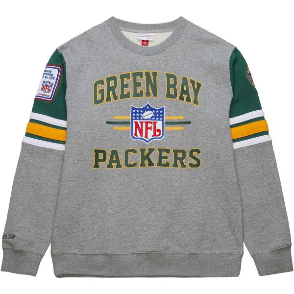 Mitchell & Ness Fleece 4.0 Pullover Green Bay Packers