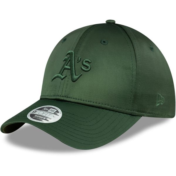 New Era 9Forty Damen Cap - SATIN Oakland Athletics grün