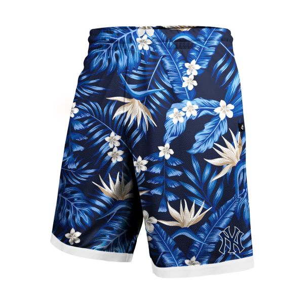 47 Brand MLB Mesh Shorts - FLORAL New York Yankees