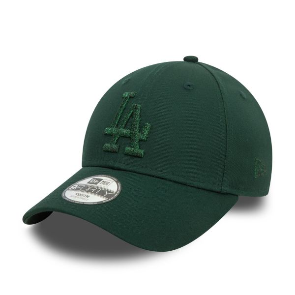 New Era 9Forty Kids Cap - METALLIC LA Dodgers forest