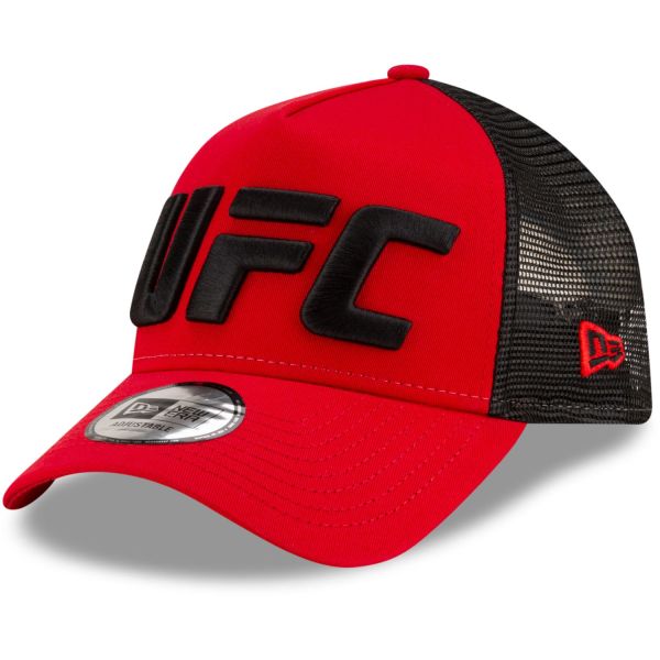 New Era Adjustable Mesh Trucker Cap - UFC MMA red