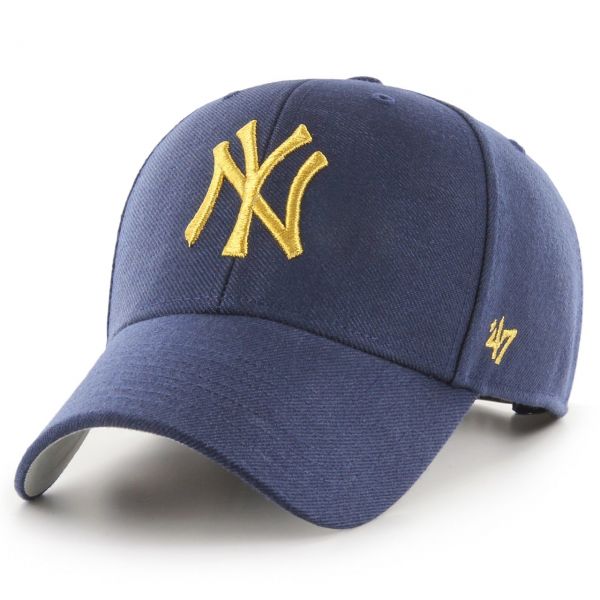 47 Brand Snapback Cap - MLB Metallic New York Yankees navy