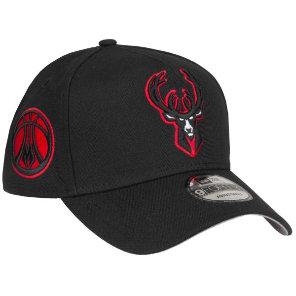 New Era 9Forty A-Frame Snapback Cap - Milwaukee Bucks