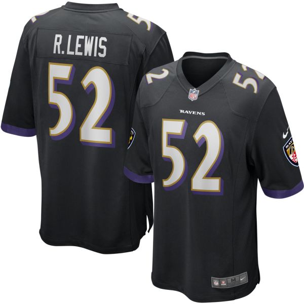 Nike GAME Jersey Baltimore Ravens #52 Ray Lewis