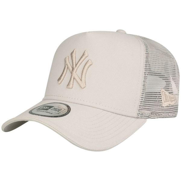 New Era A-Frame Trucker Cap - New York Yankees beige tonal