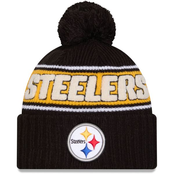 New Era NFL SIDELINE Winter Mütze Pittsburgh Steelers