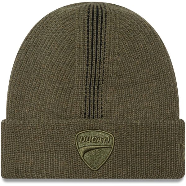 New Era Winter Cuff Beanie - TONAL Ducati Motors olive