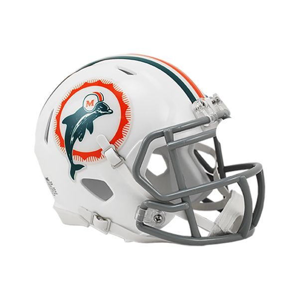 Riddell Mini Football Casque - NFL Speed Miami Dolphins 1972