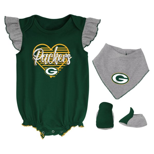 NFL Girls 3pcs Baby-Set Green Bay Packers - 24M, Kids