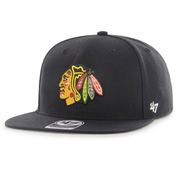 47 Brand Snapback Cap - CAPTAIN Chicago Blackhawks noir