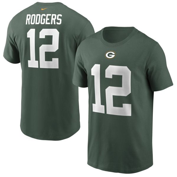 Nike Player Shirt Green Bay Packers #12 Aaron Rodgers