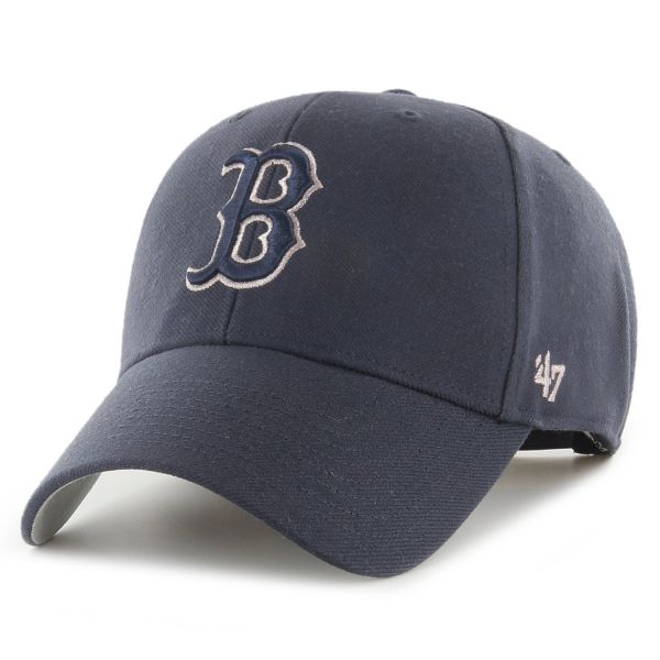 47 Brand Snapback Cap - MLB Metallic Boston Red Sox navy