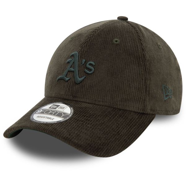 New Era 9Forty Strapback Cap - CORD Oakland Athletics