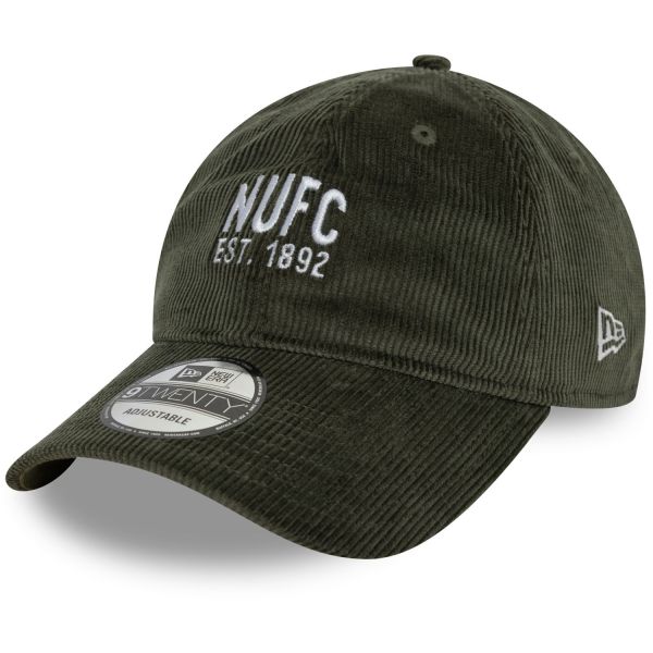 New Era 9Twenty Strapback Cord Cap - Newcastle United olive