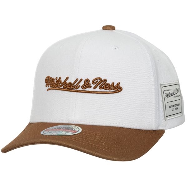 Mitchell & Ness Snapback Stretch Cap - Brand Logo weiß