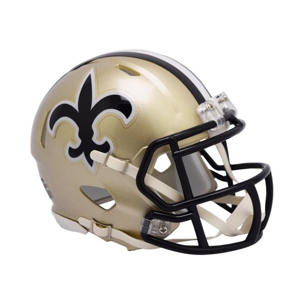 Riddell Mini Football Helmet - NFL Speed New Orleans Saints