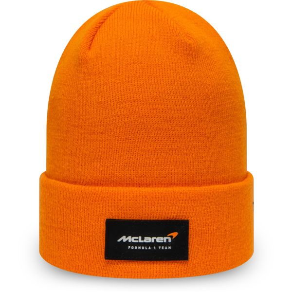 New Era Winter Cuff Knit Beanie - McLaren Racing papaya