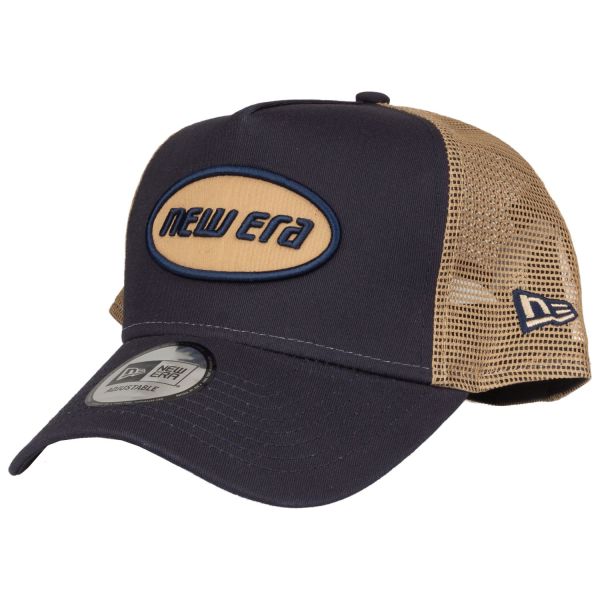 New Era Adjustable Trucker Cap - RETRO Brand Patch navy