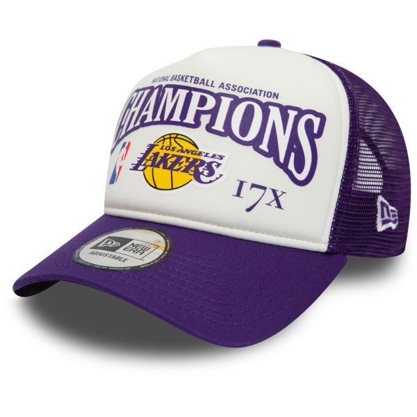 New Era A-Frame Trucker Cap - CHAMPIONS Los Angeles Lakers